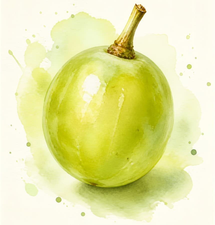 Visual reference: a grape