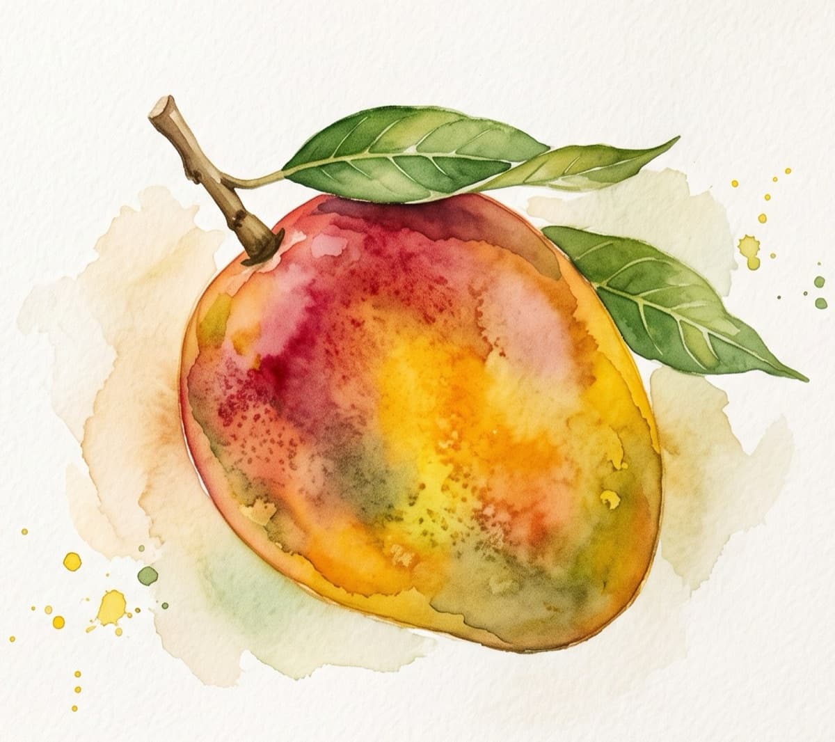 Visual reference: a mango