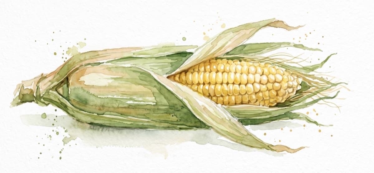 Visual reference: an ear of corn