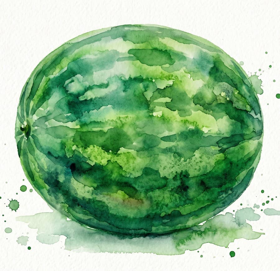 Visual reference: a watermelon